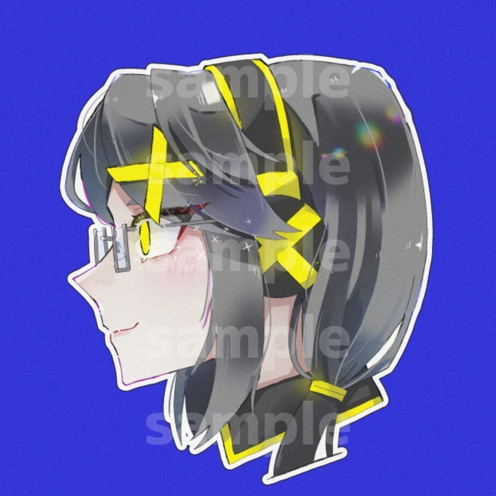 錯音シノよこがおアクリルキーホルダー