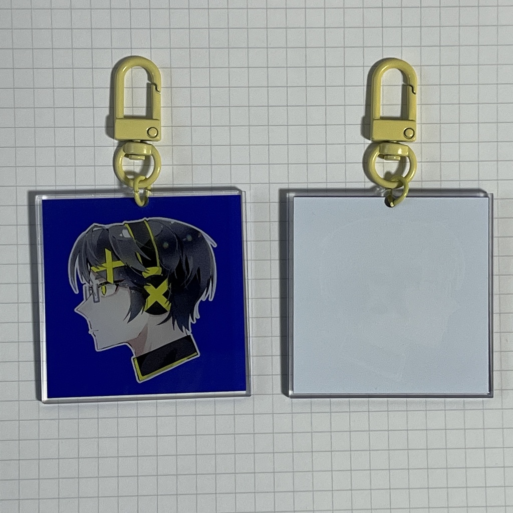 錯音ジバよこがおアクリルキーホルダー