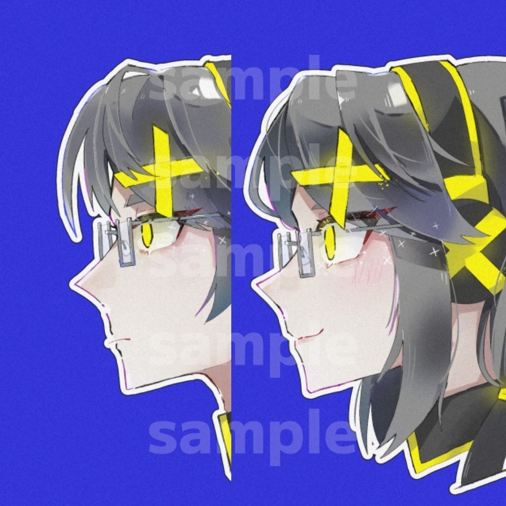 錯音ジバ・シノアクリルキーホルダー【双子割引】