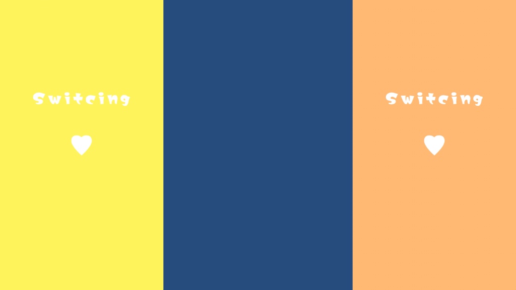 スペル修正しました【縦型配信】転がるハートのシンプルなトランジション【Vtuber】【配信素材】