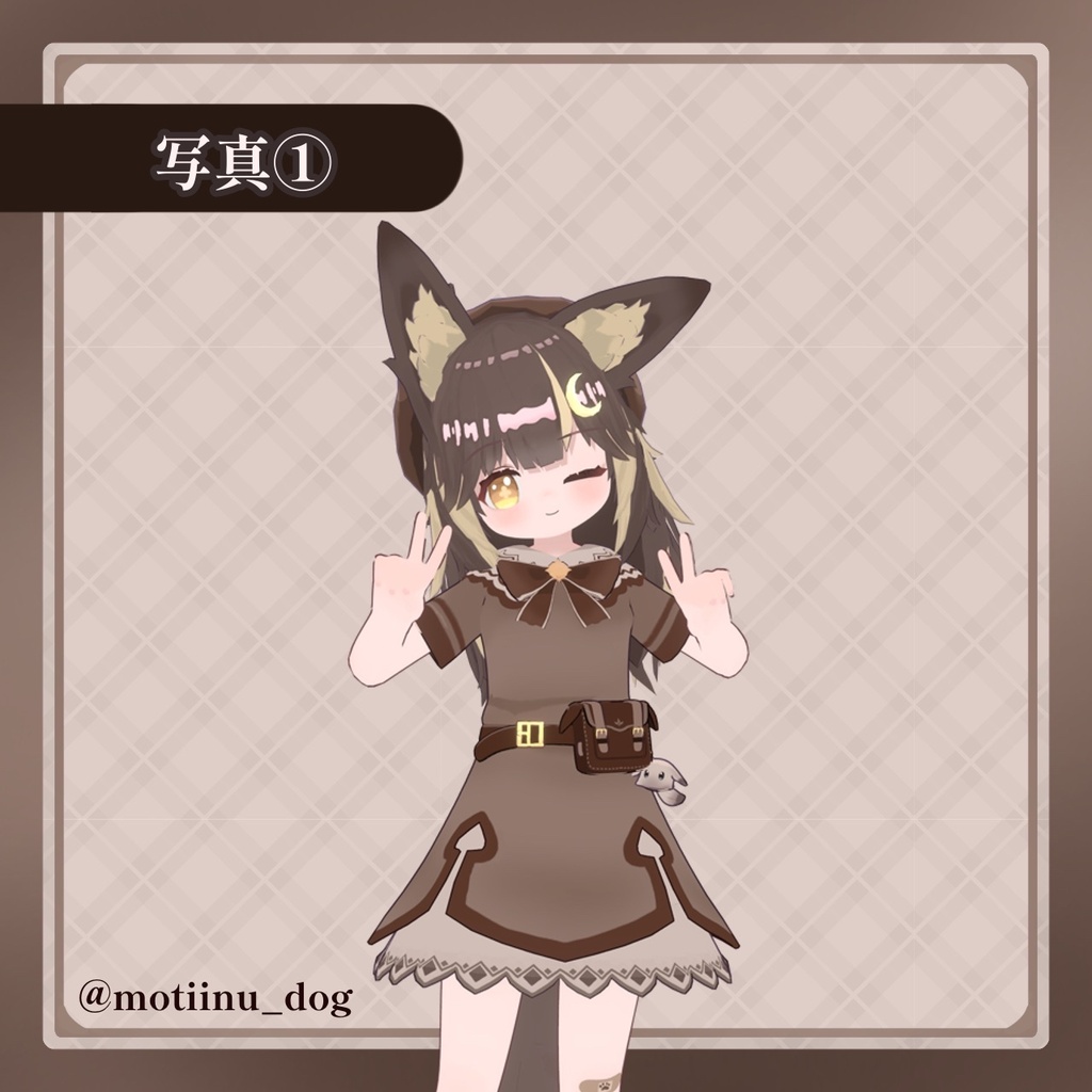 【9/7~ 発売&記念セール予定!】 オリジナル3Dモデル「ルゥナ」