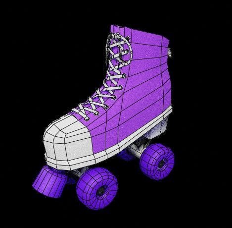 【3Dモデル VRChat】 のローラースケート Roller Skates