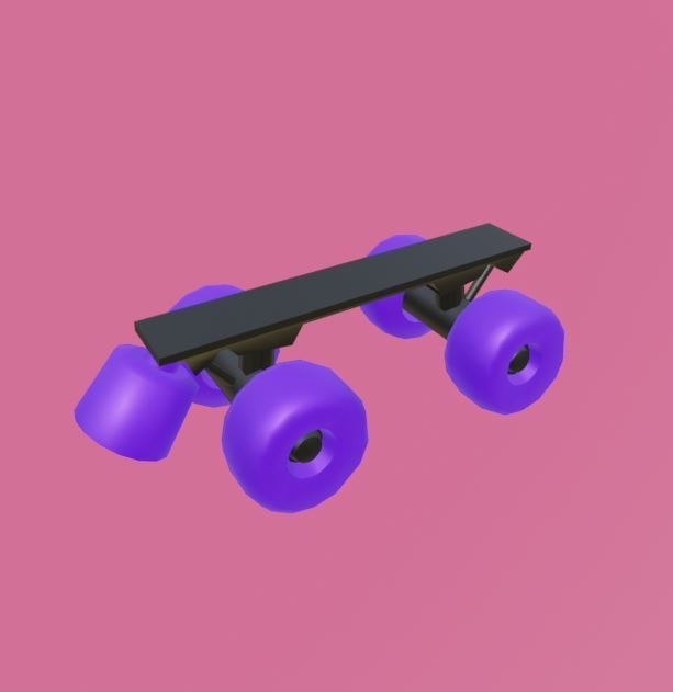 【3Dモデル VRChat】 のローラースケート Roller Skates