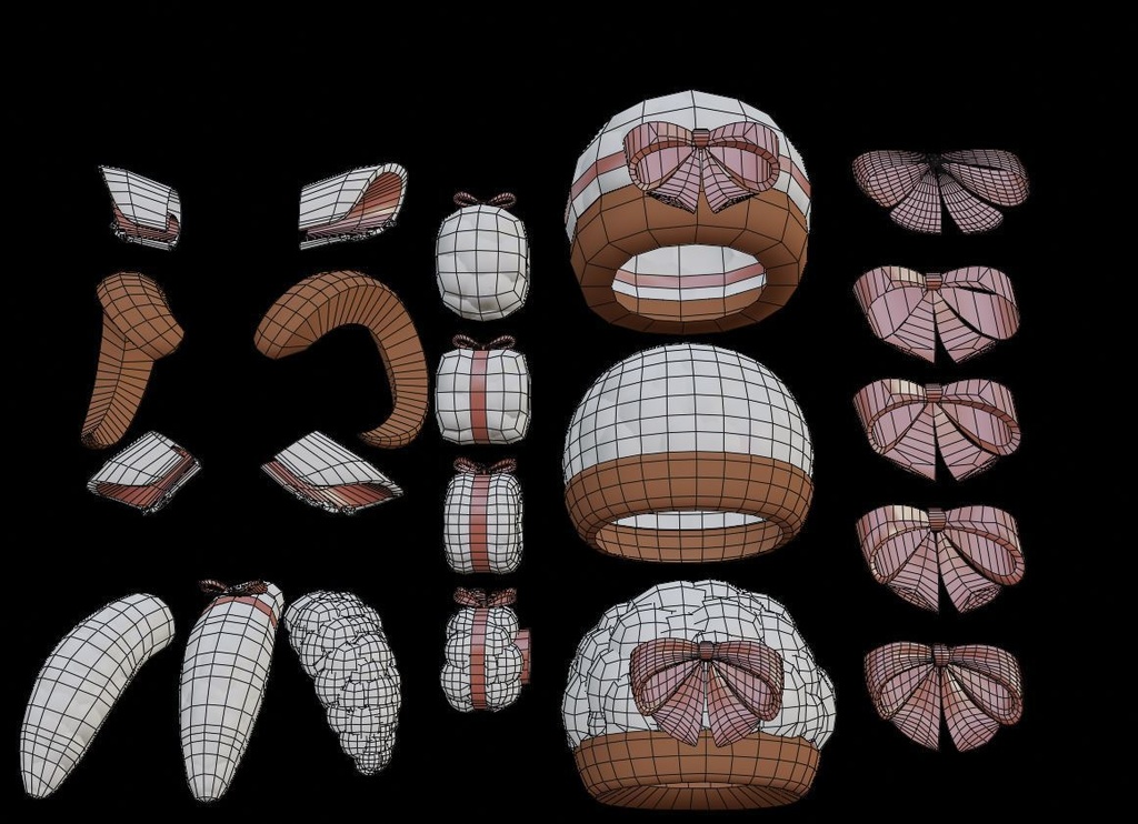 【3Dモデル VRChat】Sheep Accessories 羊のアクセサリー