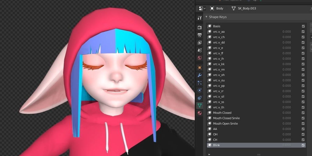 【3Dモデル VRChat】Sporty Goblin Woman "Jellybean" Avatar プチ ゴブリン