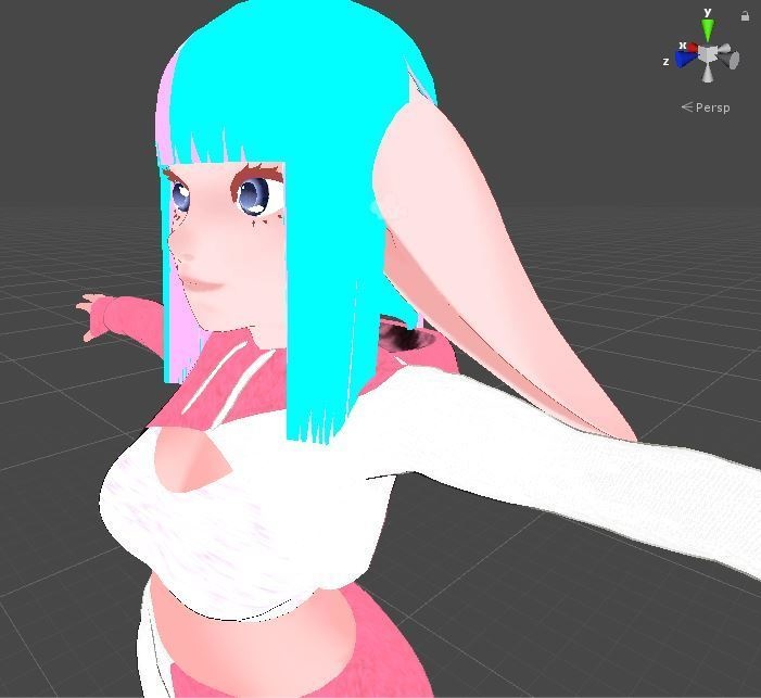 【3Dモデル VRChat】Sporty Goblin Woman "Jellybean" Avatar プチ ゴブリン