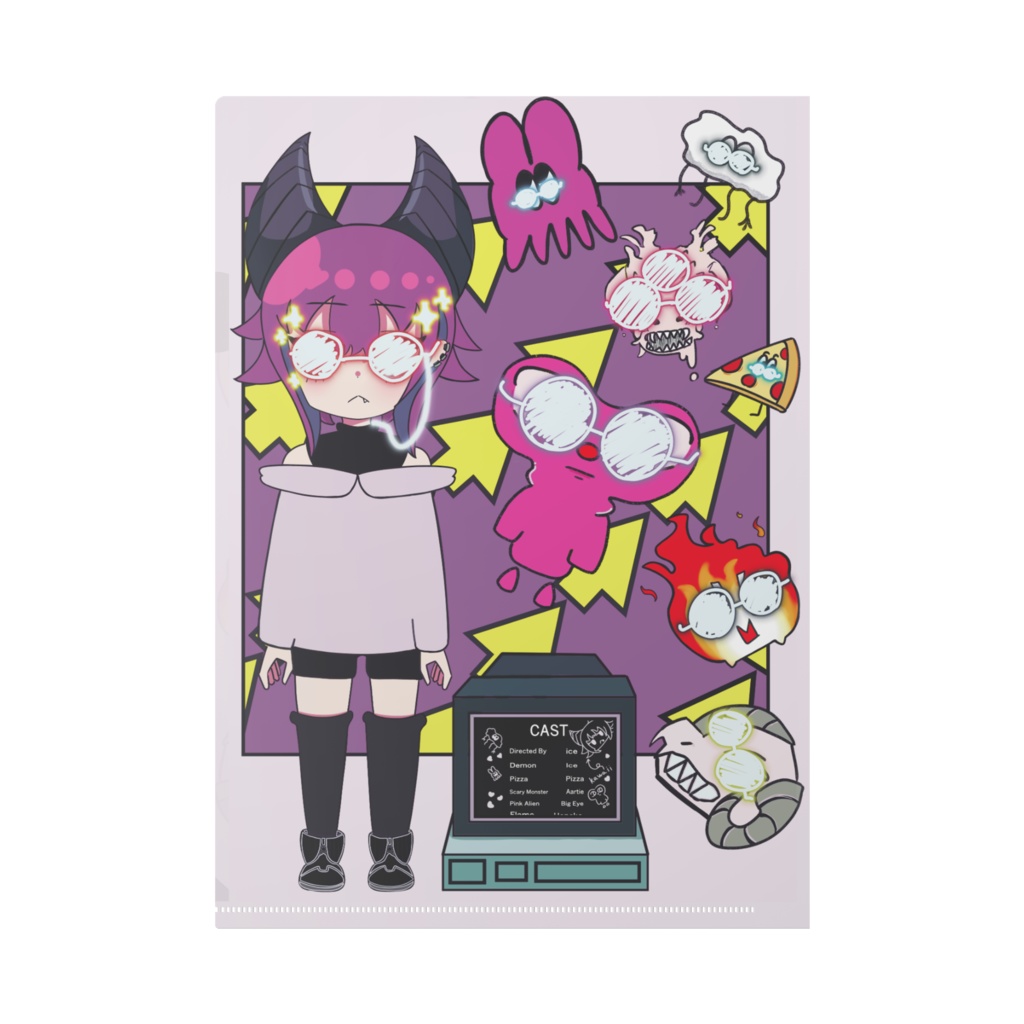 ジェリーポップヘル クリアファイル