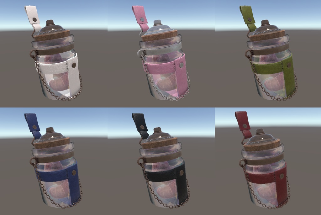 触手生物 (マヌカ対応 VRC向3Dアイテム)