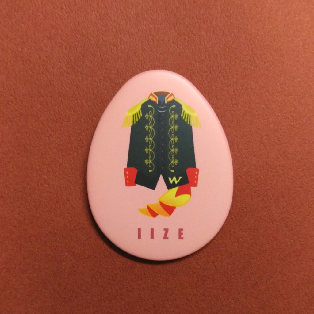 男プリ コーデ缶バッジ