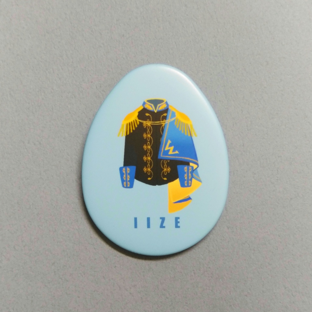 男プリ コーデ缶バッジ