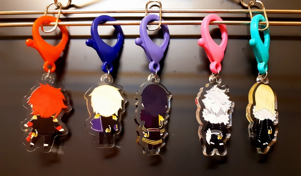 男プリ ミニアクリルキーホルダー