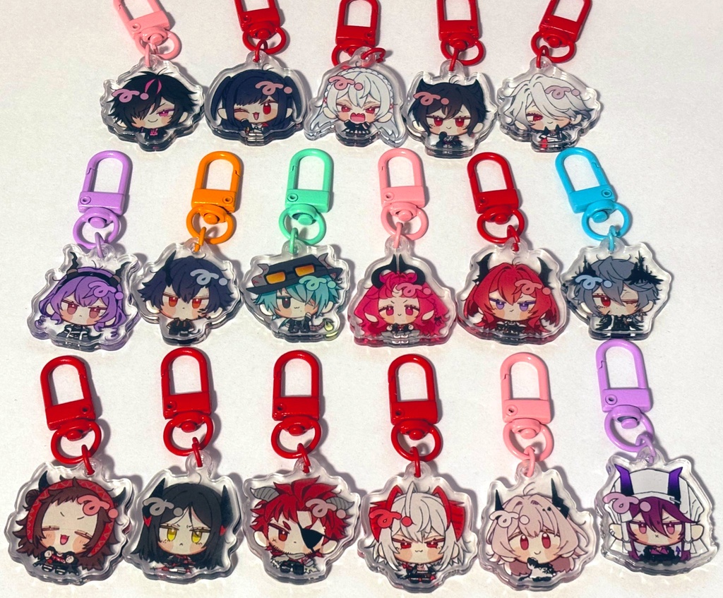 【アークナイツ】アクリルキーホルダー&シールセット【サルカズ】