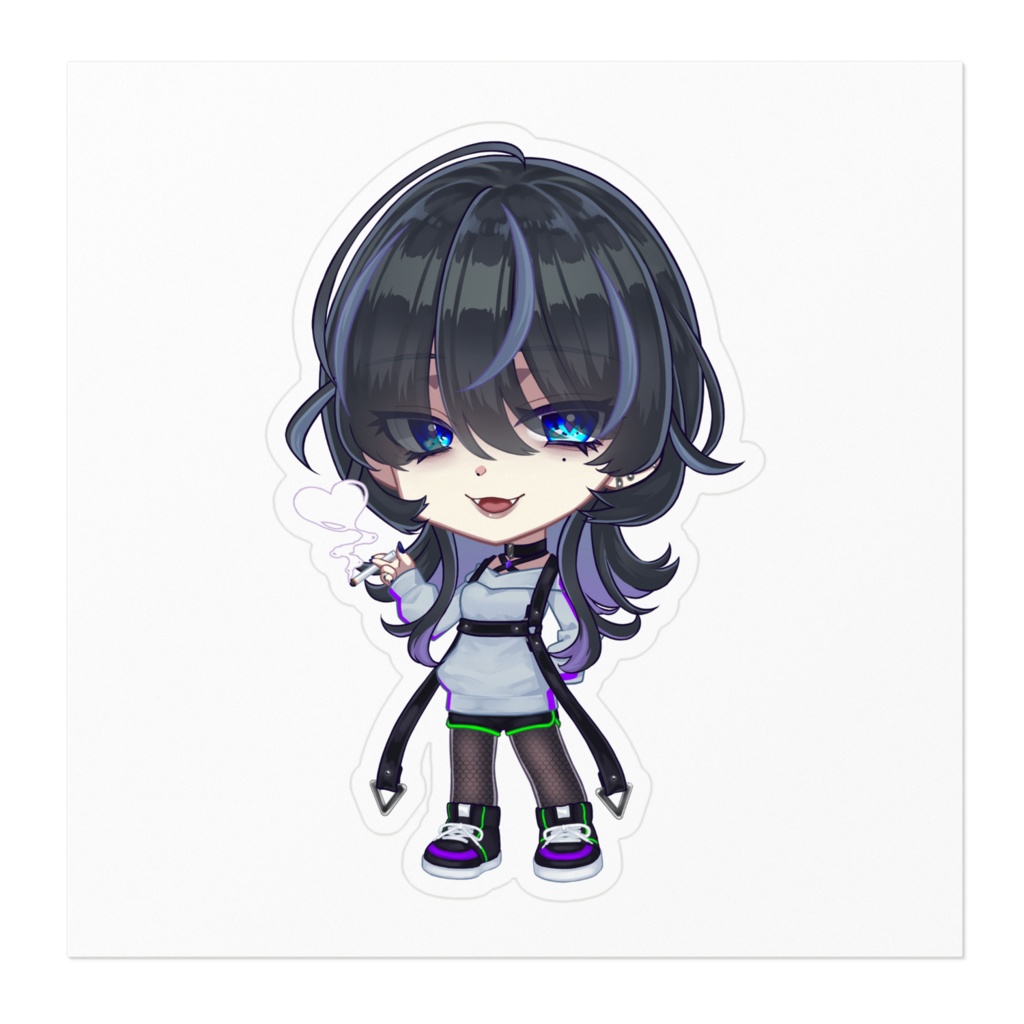 七紫煙 ステッカー