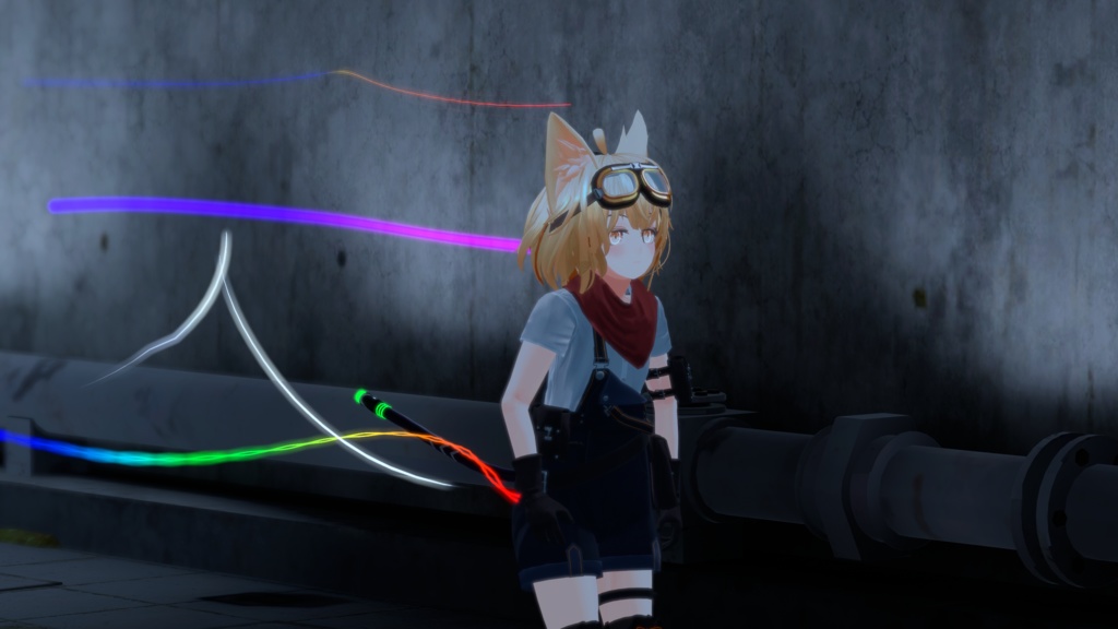 メテオラヘイロー(アニメーション付き,パターン4種,カラバリ15種同梱)【VRC想定】