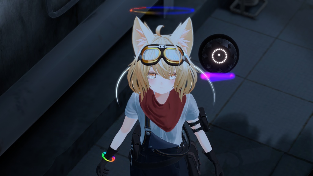 メテオラヘイロー(アニメーション付き,パターン4種,カラバリ15種同梱)【VRC想定】