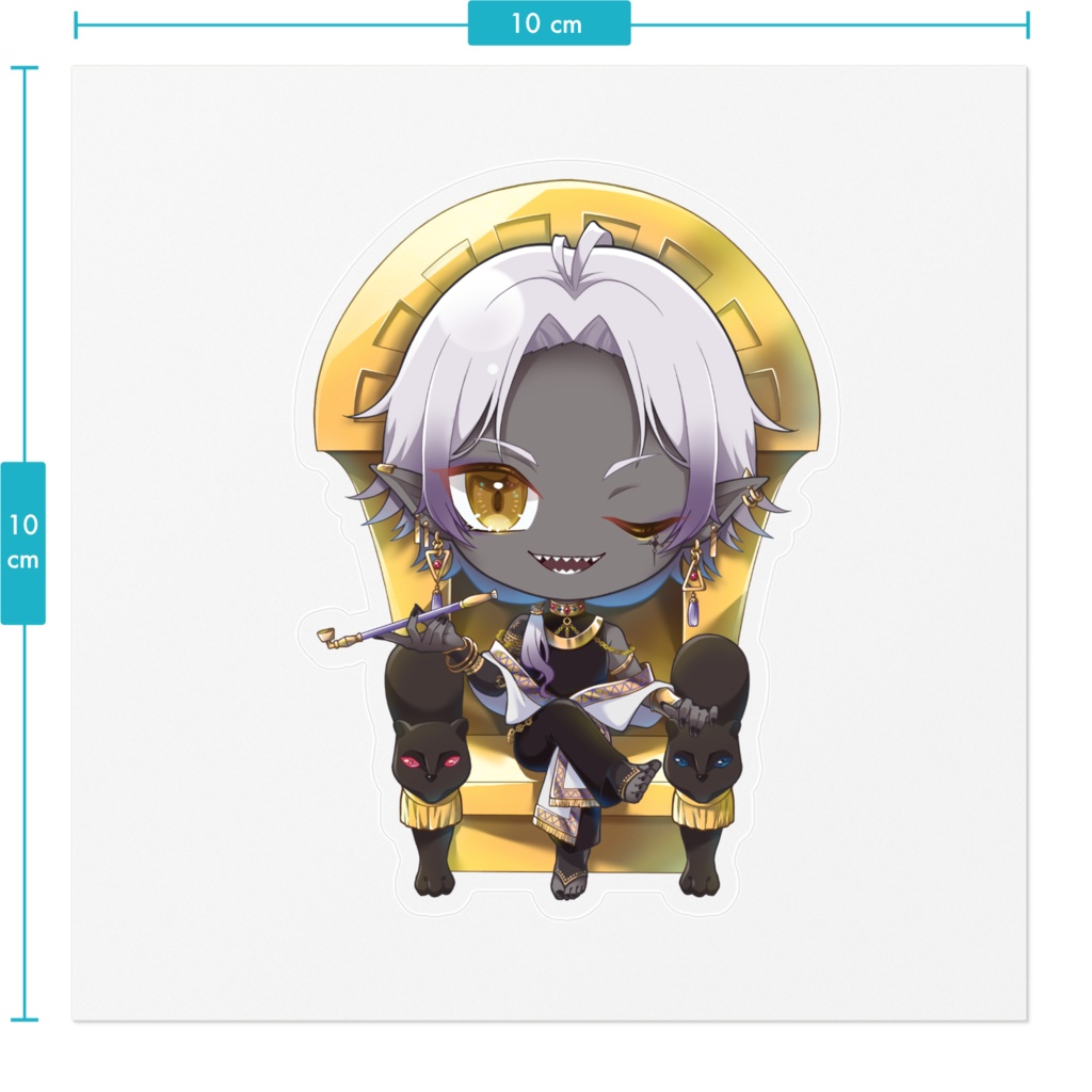 おすわりちびセトステッカー