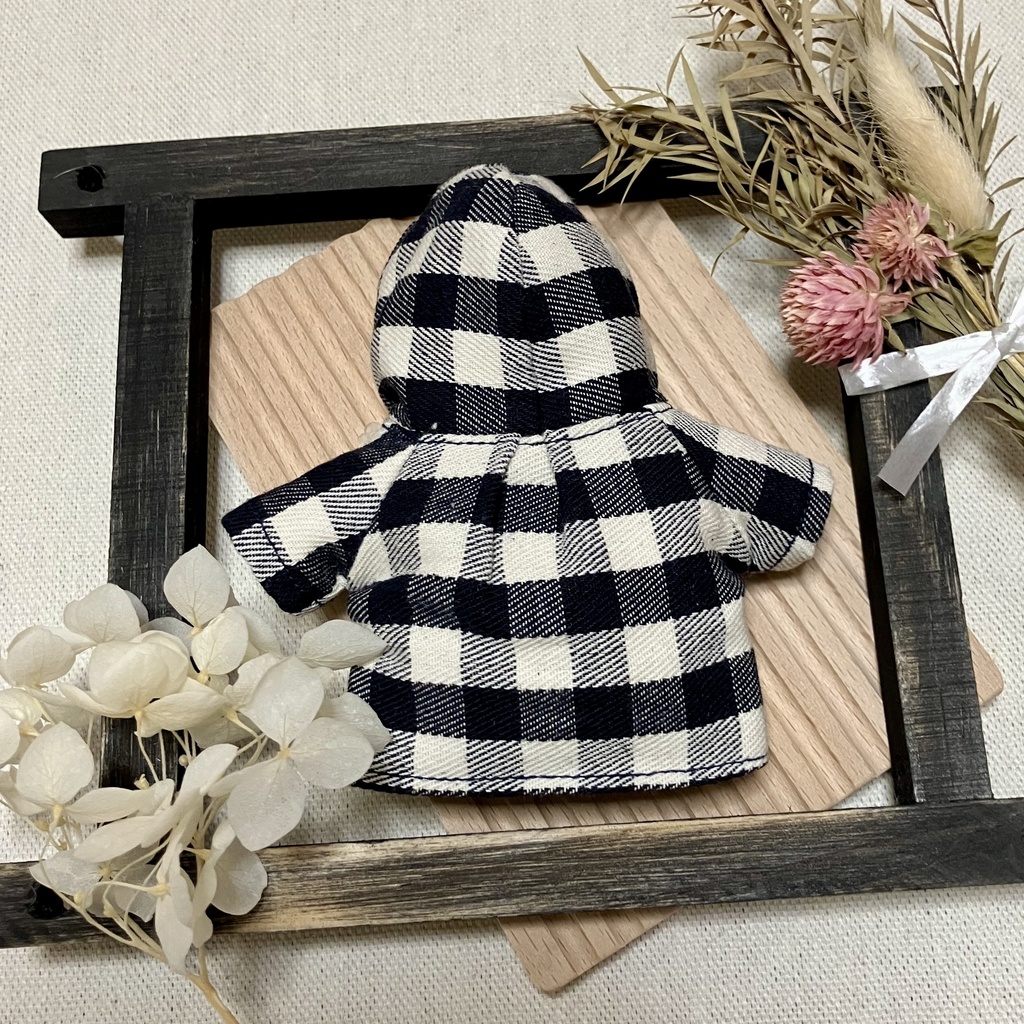 刺繍入りサロペット&パーカー