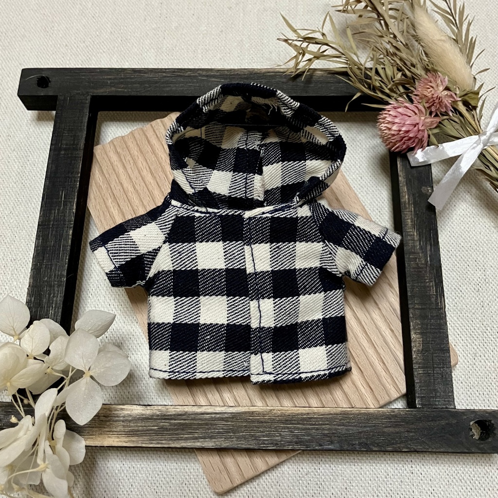 刺繍入りサロペット&パーカー