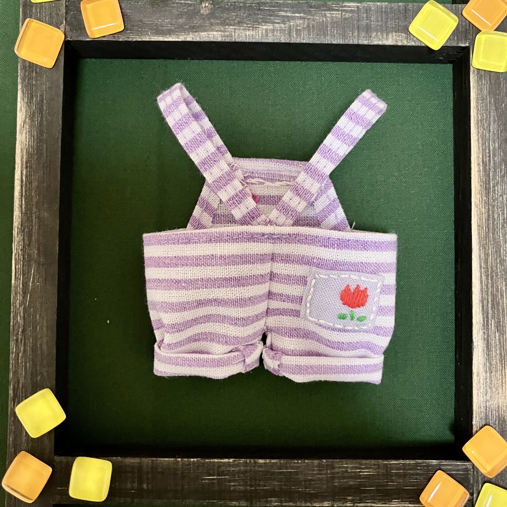 刺繍入りサロペット&パーカー