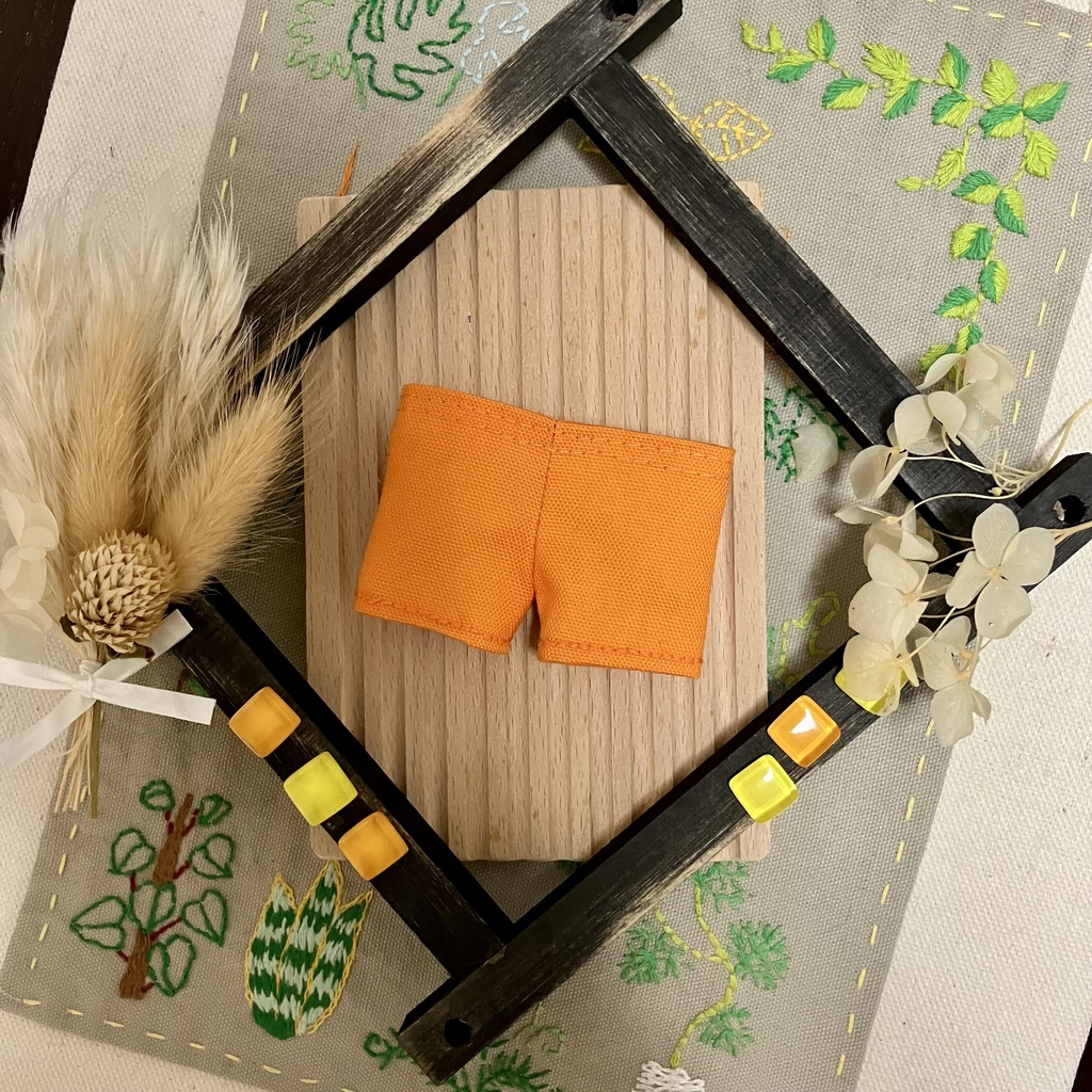 大福&シマエナガ柄のパーカーとズボンのセット