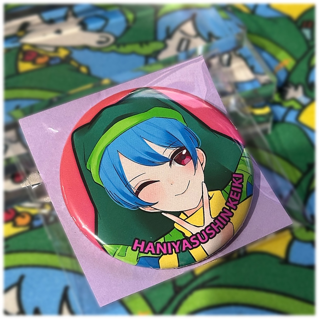 イケイケ✨ピース 袿姫缶バッジ