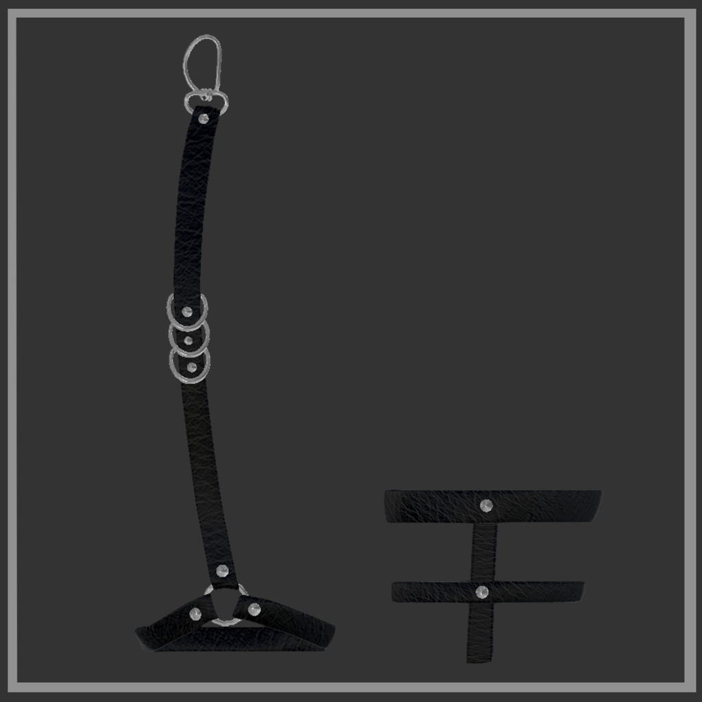 〔3Dモデル〕Grus専用 ガーターベルト