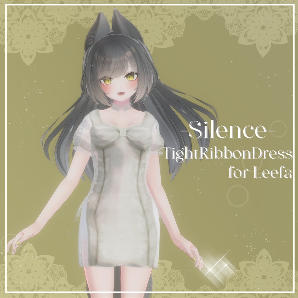 〔3Dモデル〕タイトリボンドレス〔リーファ〕