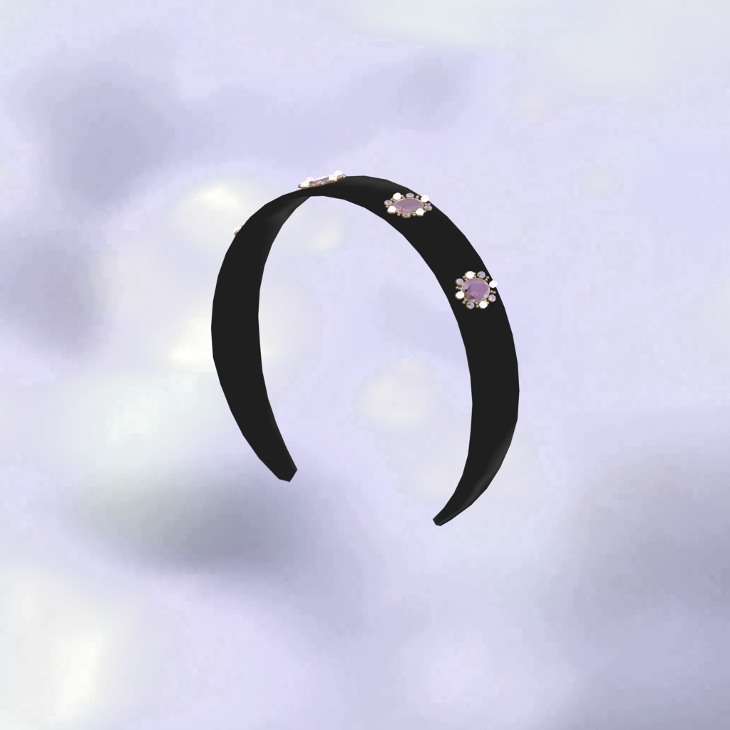 〔3Dモデル〕Jewelry Accessory Set〔-Silence-〕