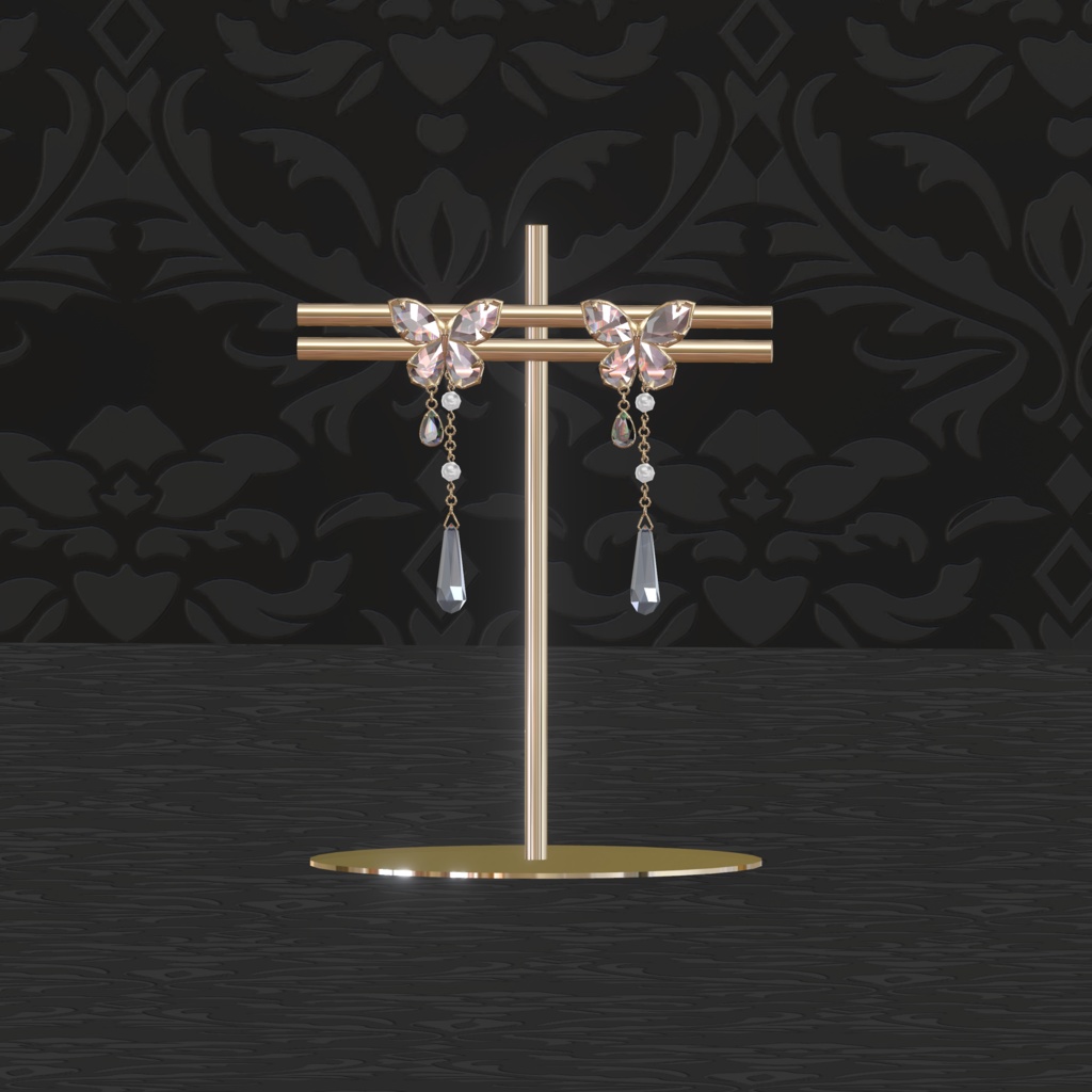 〔3Dモデル〕Jewelry Accessory Set〔-Silence-〕