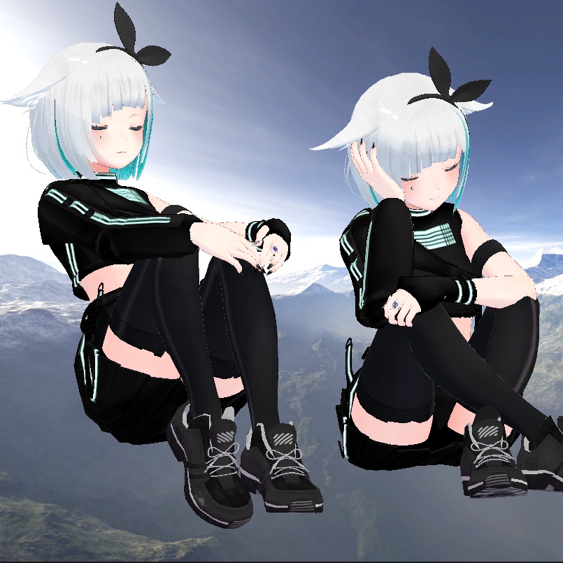 〔-Silence-〕動く！AFKモーション2種+固定版〔Humanoid用〕