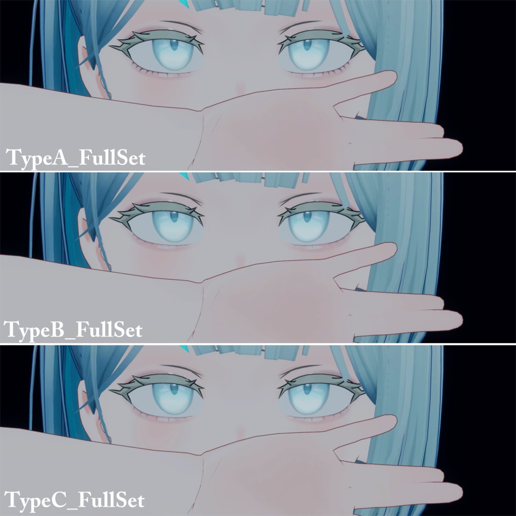 〔テクスチャ〕Eye Makeup Set for Grus〔-Silence-〕