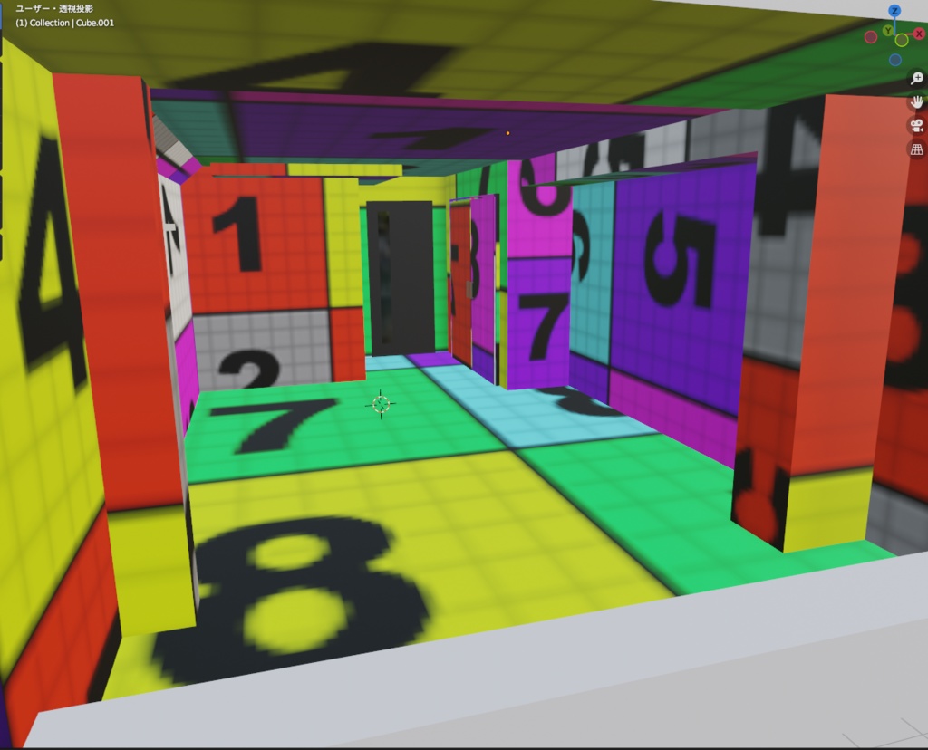 〔3Dモデル〕Serenity Room〔部屋のみ/家具無し〕