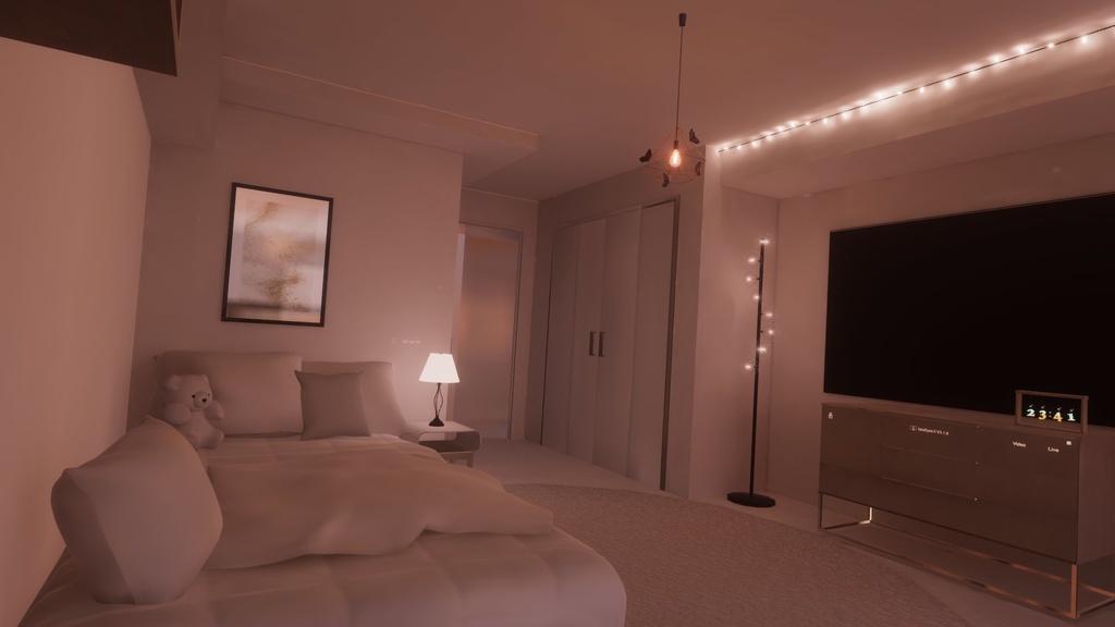 〔3Dモデル〕Serenity Room〔部屋のみ/家具無し〕