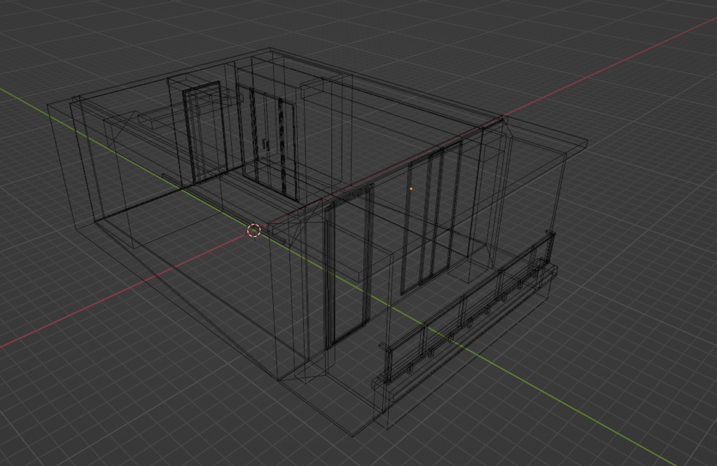 〔3Dモデル〕Serenity Room〔部屋のみ/家具無し〕
