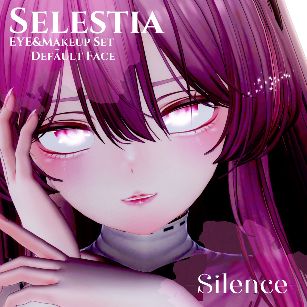 〔テクスチャ〕Eye & Makeup Texture for Selestia〔-Silence-〕