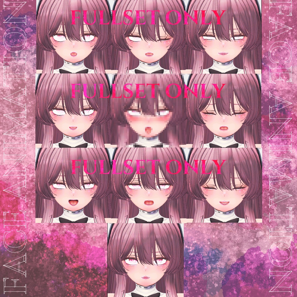 〔テクスチャ〕Eye & Makeup Texture for Selestia〔-Silence-〕