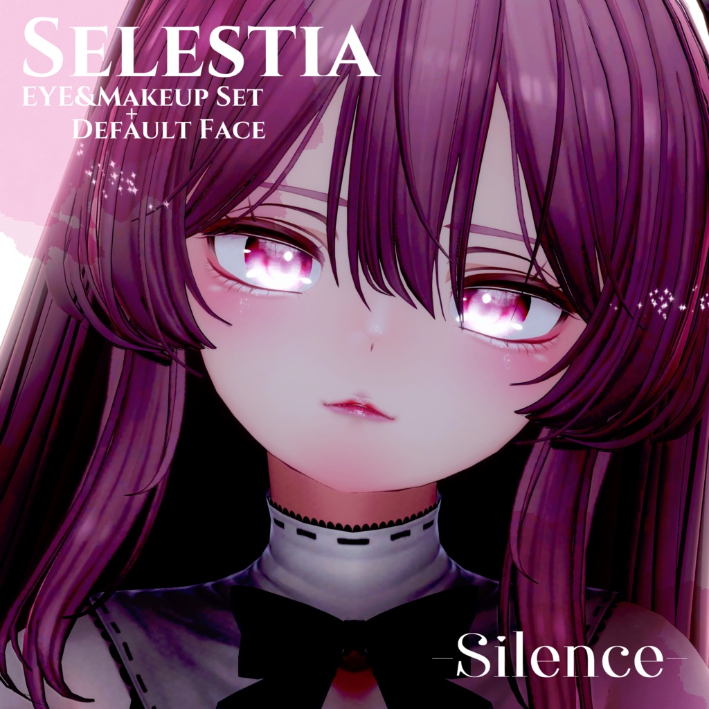 〔テクスチャ〕Eye & Makeup Texture for Selestia〔-Silence-〕