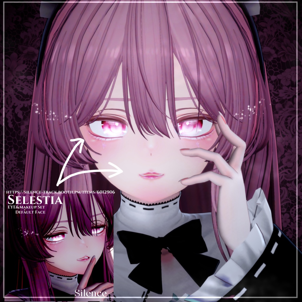 〔3Dモデル〕GarterBelt&Stockings for Selestia〔-Silence-〕