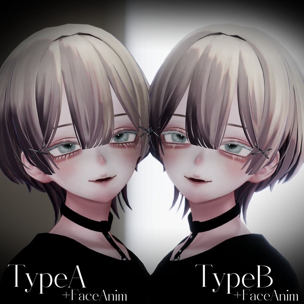 〔テクスチャ〕Doll Face Set for Shinra〔-Silence-〕