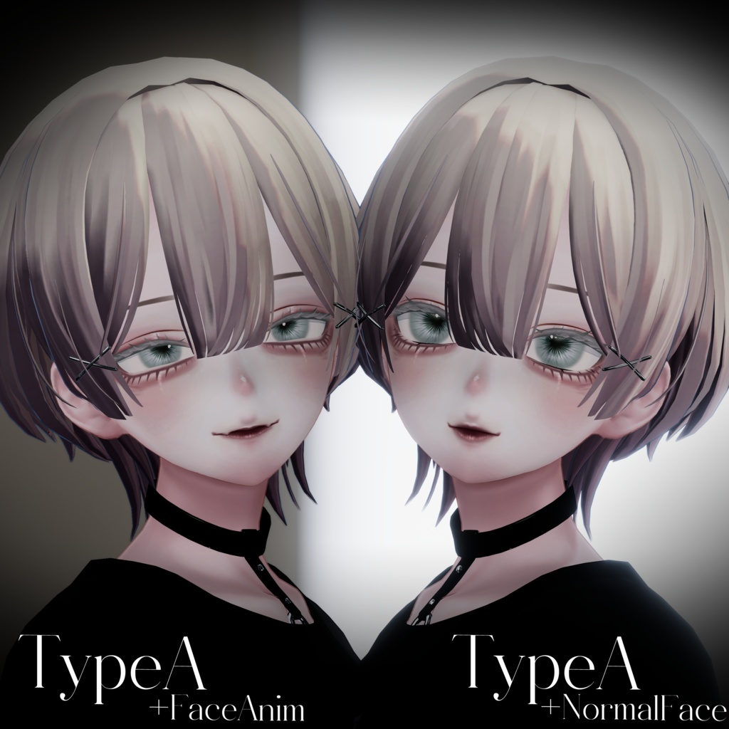 〔テクスチャ〕Doll Face Set for Shinra〔-Silence-〕