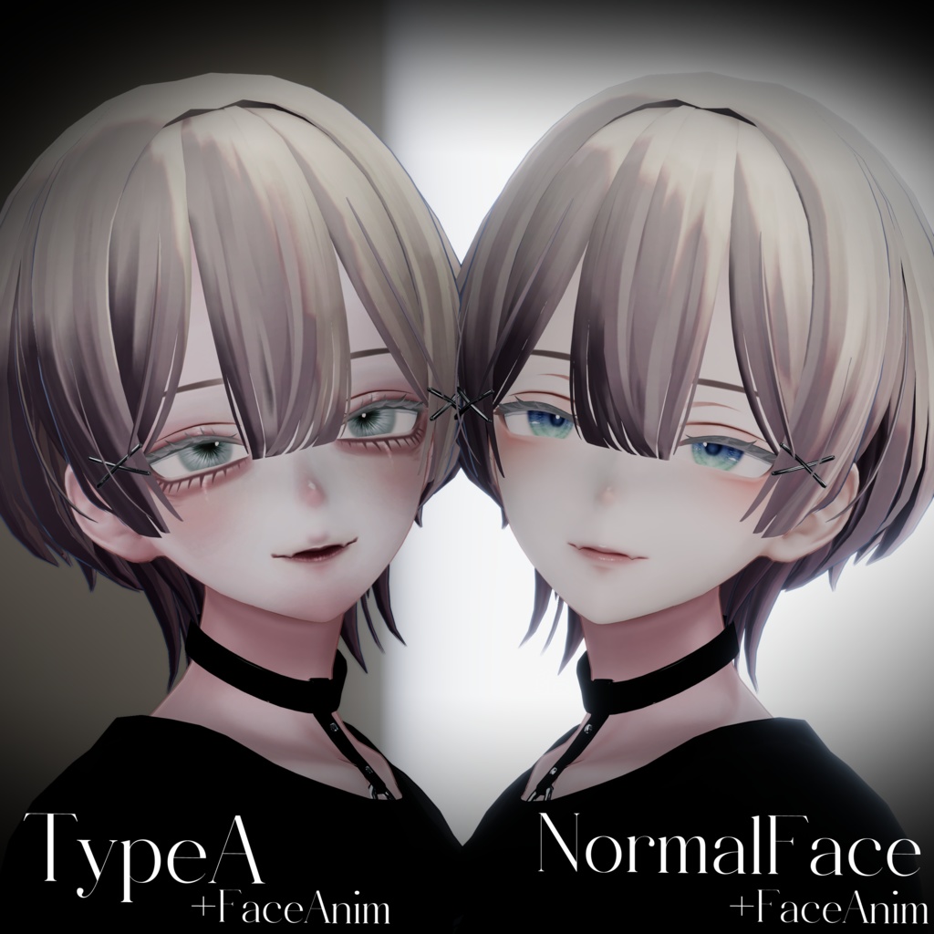 〔テクスチャ〕Doll Face Set for Shinra〔-Silence-〕