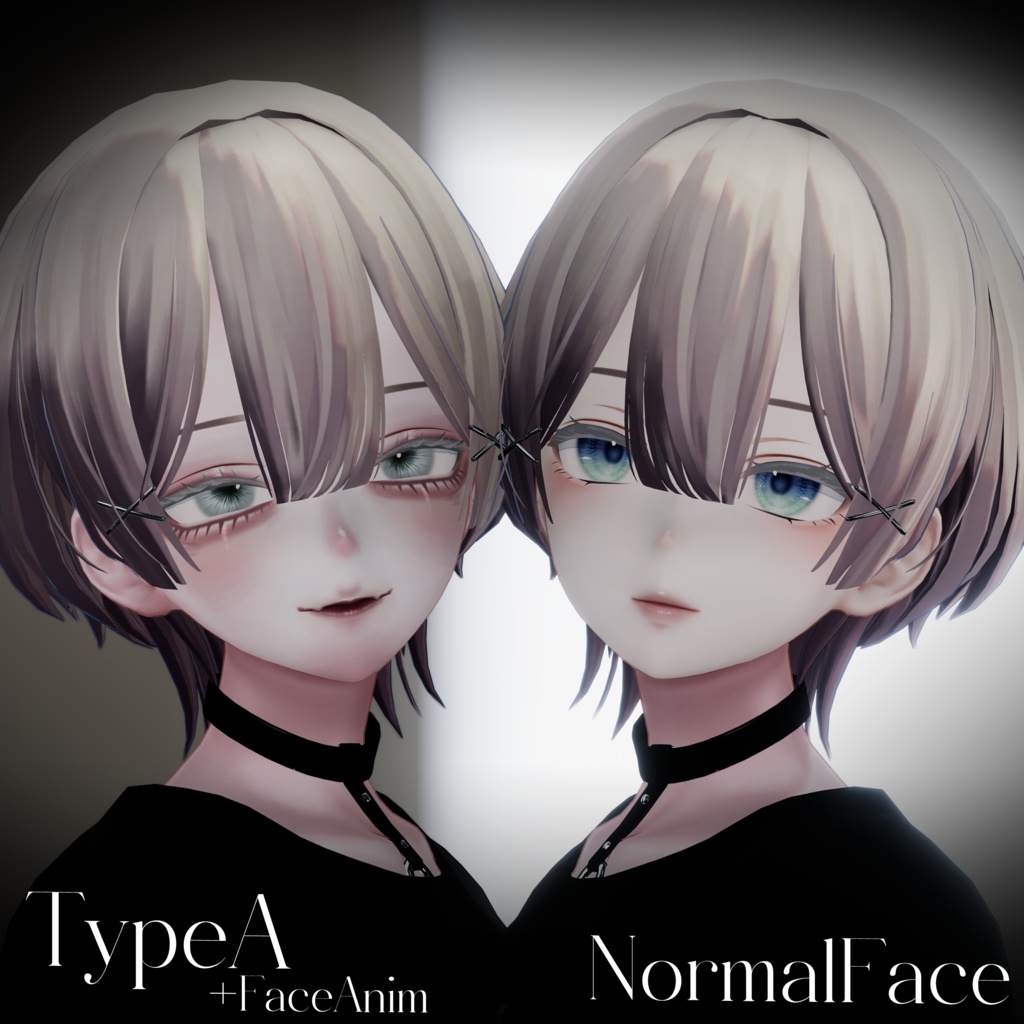 〔テクスチャ〕Doll Face Set for Shinra〔-Silence-〕