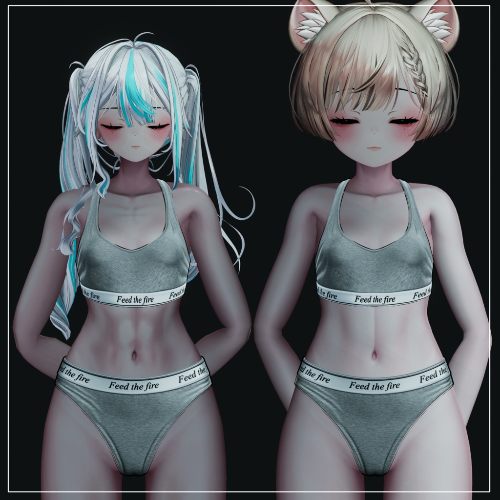 〔-Silence-〕Slender Body Settings for MANUKA 〔#Silence_BOOTH〕