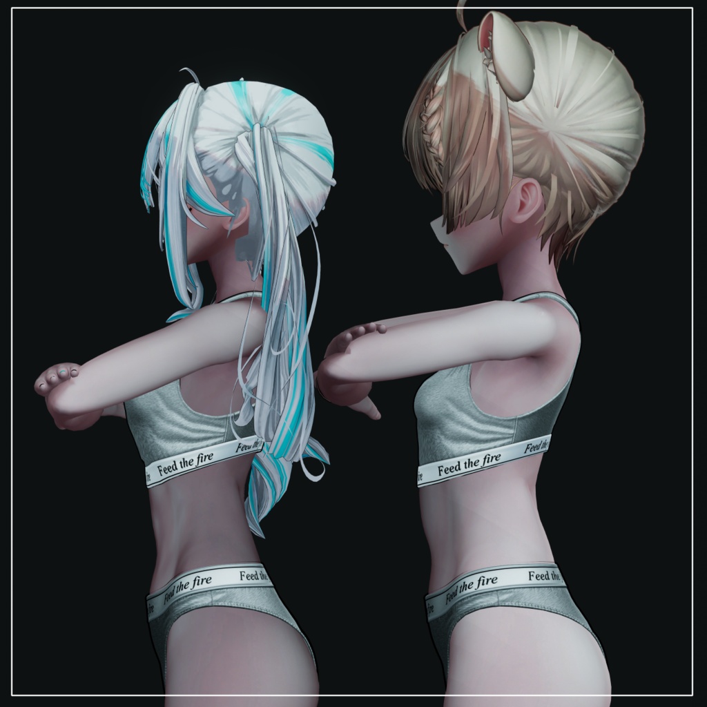 〔-Silence-〕Slender Body Settings for MANUKA 〔#Silence_BOOTH〕