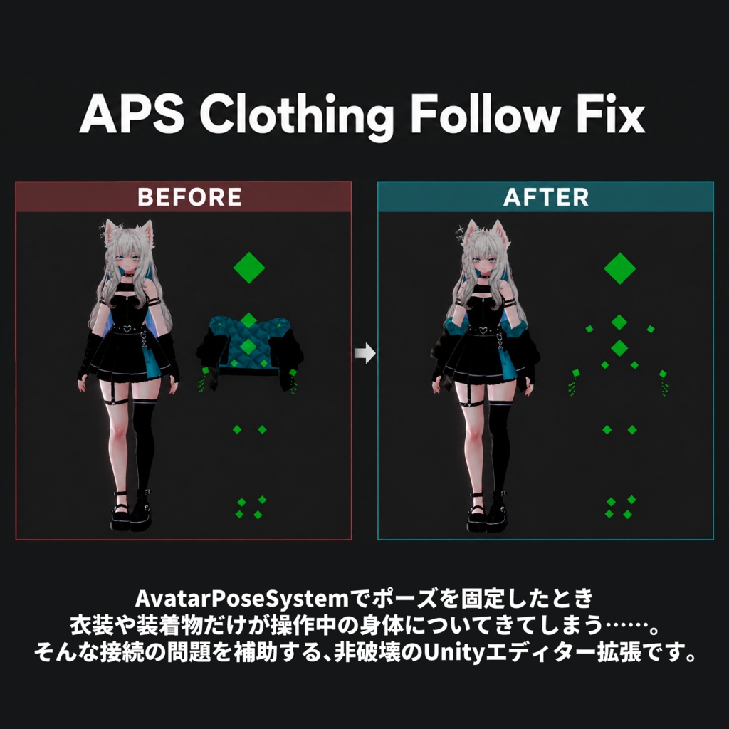 APS Clothing Follow Fix|APS固定時の衣装追従補助ツール