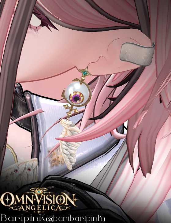 〔3Dモデル〕𝐎𝐌𝐍𝐈𝐕𝐈𝐒𝐈𝐎𝐍 𝐀𝐍𝐆𝐄𝐋𝐈𝐂𝐀 — Celestial Gaze Set〔-Silence-〕