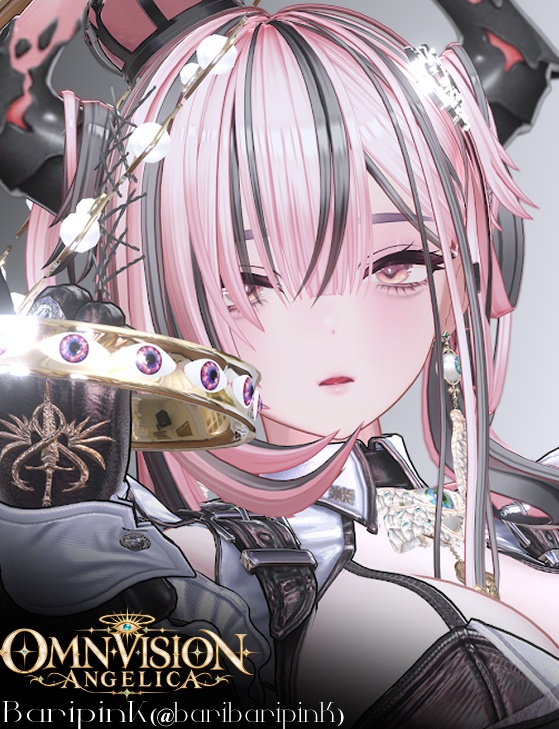 〔3Dモデル〕𝐎𝐌𝐍𝐈𝐕𝐈𝐒𝐈𝐎𝐍 𝐀𝐍𝐆𝐄𝐋𝐈𝐂𝐀 — Celestial Gaze Set〔-Silence-〕
