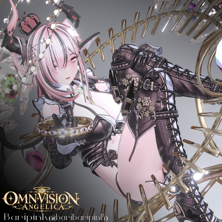 〔3Dモデル〕𝐎𝐌𝐍𝐈𝐕𝐈𝐒𝐈𝐎𝐍 𝐀𝐍𝐆𝐄𝐋𝐈𝐂𝐀 — Celestial Gaze Set〔-Silence-〕