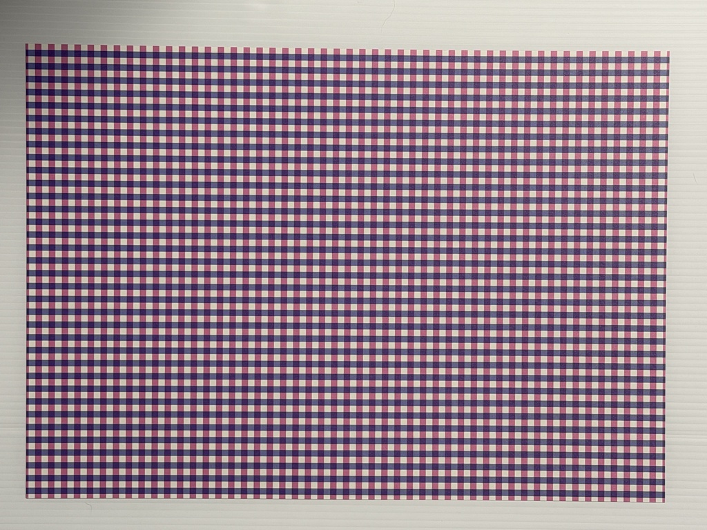 ギンガムチェックペーパー ピンク+青