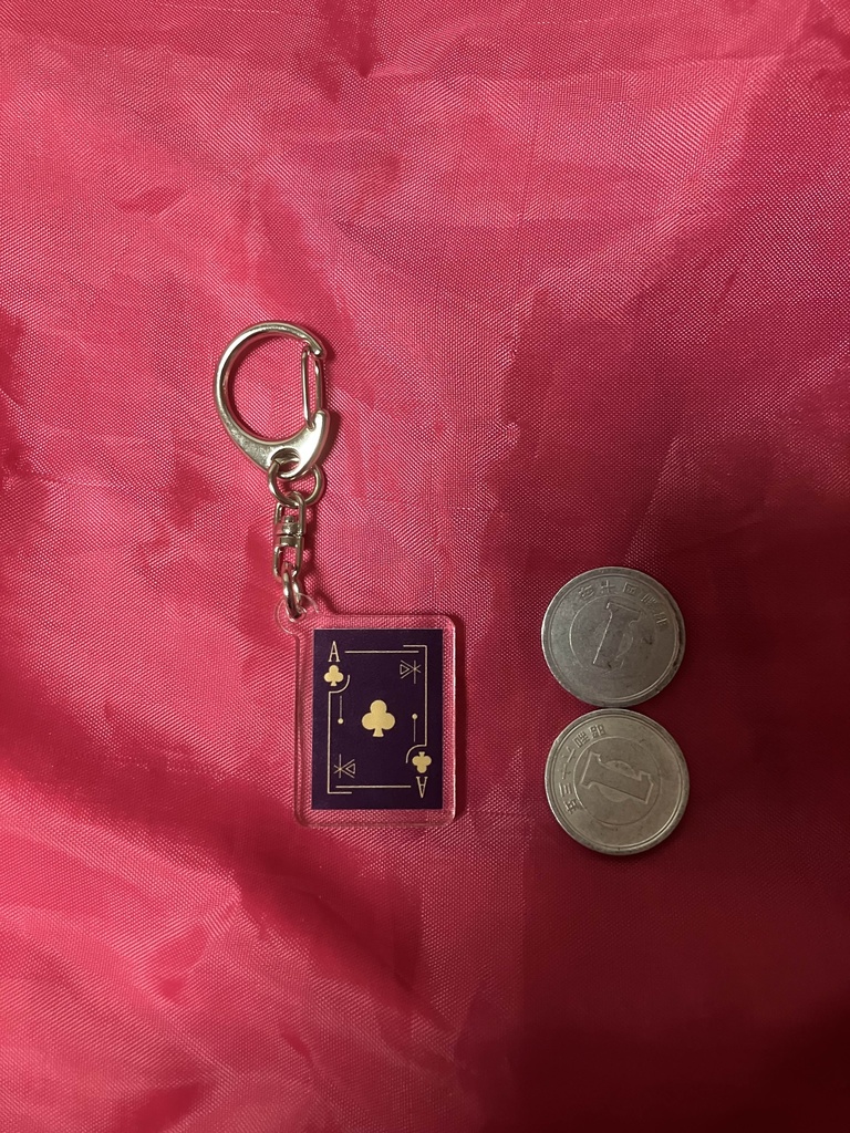 トランプAクローバー アクリルキーホルダー